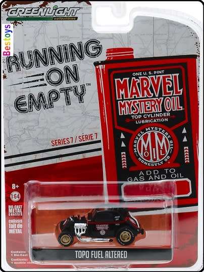 Greenlight Running on Empty TOPO Fuel Altered Dragster Motorsport `Kendall` 1/64 scale