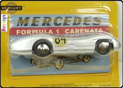 Hachette Mercury Car Collection Mercedes Benz Carenata F 1 F1 GP No 84 Motorsport