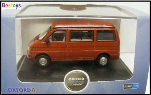 Oxford Diecast Model Car T4001 VW Volkswagen T 4 T4 Kombi Westfalia Camper 1/76 OO railway scale