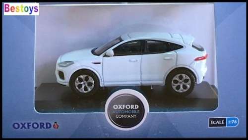 Oxford Diecast Model Car JEP002 Jaguar E Pace 1/76 OO railway scale