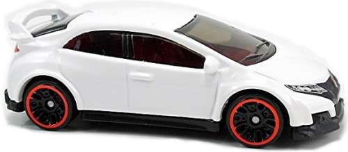Hotwheels Hot Wheels Diecast Model Car 2019 171 / 250 Honda Civic Type R 2018 Nightburnerz 1/64 scal