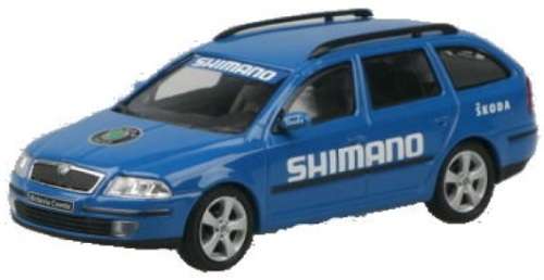 Abrex Hongwell Diecast Model Car Skoda Octavia Stationwagon `Shimano` 1/43 scale new in pack