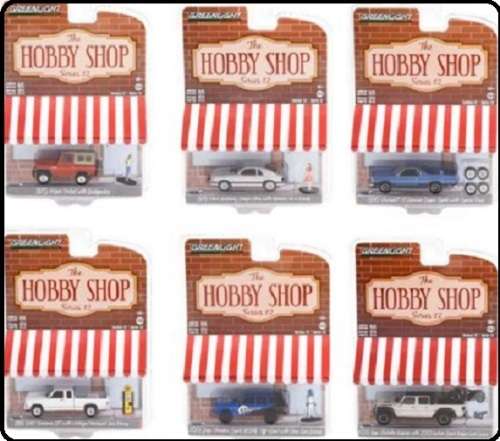 Greenlight Diecast Model Car Hobby Shop GMC Sonora ST Pickup 1991 + Gas Pump Accessory `Pennzoil`