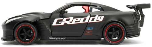 JADA Diecast Model Car 98569 Japan JDM Tuners Nissan GT-R GTR R35 Ben Sopra 2009 `GReddy` 1/24 scale