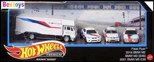 Hotwheels Hot Wheels Diecast Model Car Premium Set BMW M 2 M2 2016 M 3 M3 E46 M 5 M5 E39 2001 new