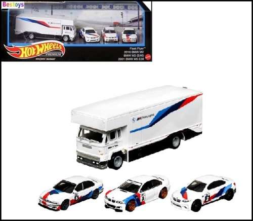Hotwheels Hot Wheels Diecast Model Car Premium Set BMW M 2 M2 2016 M 3 M3 E46 M 5 M5 E39 2001 new