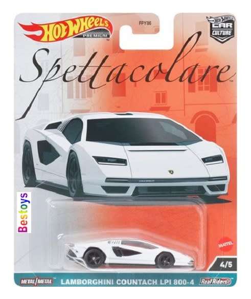 Hotwheels Hot Wheels Diecast Model Car Culture Set Spettacolare Lancia Alfa Romeo Lamborghini new