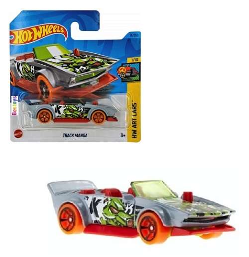 Hotwheels Hot Wheels Diecast Model Car 2023 15/250 Track Manga Art Cars 1/64 scale new in pack