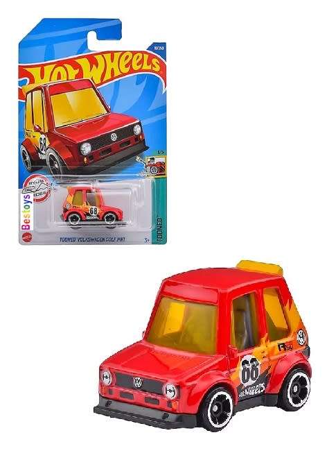 Hotwheels Hot Wheels Diecast Model Car 2022 10/250 VW Volkswagen Golf MK 1 MK 1 No 68 Tooned new