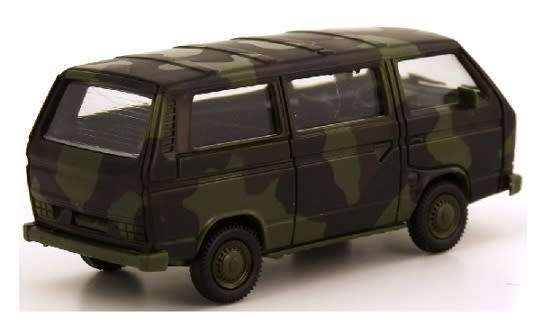 Schuco Diecast Model Car 2636600 VW Volkswagen Kombi T  3 T3 Bus Military Bundeswehr 1/87 HO railway
