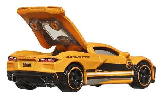 Matchbox Diecast Model Car Moving Parts Chevy Chevrolet Corvette 2020 70th Anniv 1/64 scale