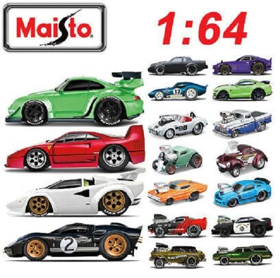 Maisto Muscle Machines Diecast Model Car Ford GT 40 GT40 Mk 2 Mk2 1966 No 2 1/64 scale