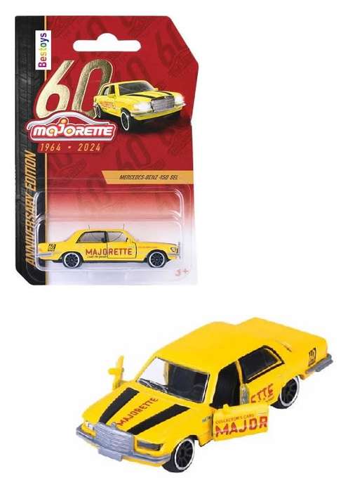 Majorette Diecast Model Car Anniversary Edition Mercedes Benz 450 SEL 1/64 scale