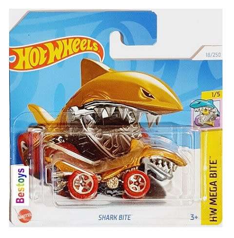 Hotwheels Hot Wheels Diecast Model Car 2024 18/250 Shark Bite Mega Bite