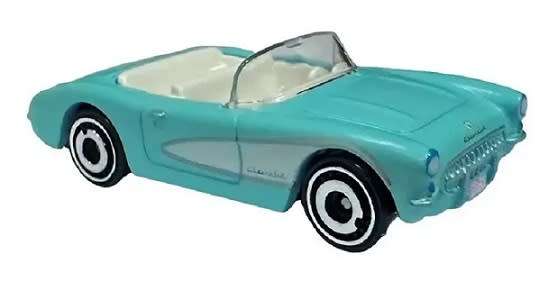 Hot Wheels 2023 183/250 Chevy Chevrolet Corvette 1956 Barbie Screen Time