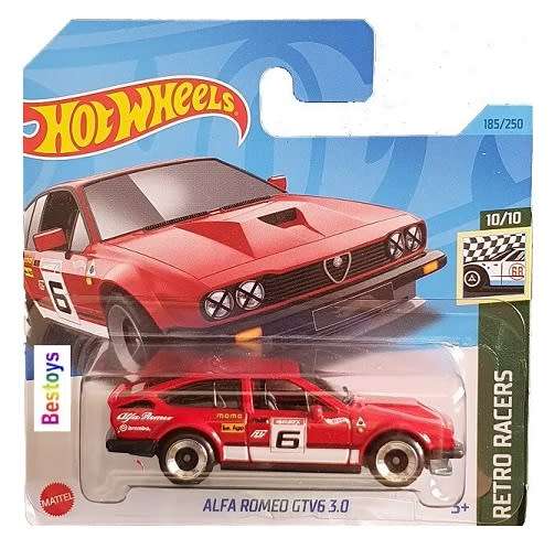 Hot Wheels 2023 185/250 Alfa Romeo GTV 6 GTV6 3.0 Retro Racers