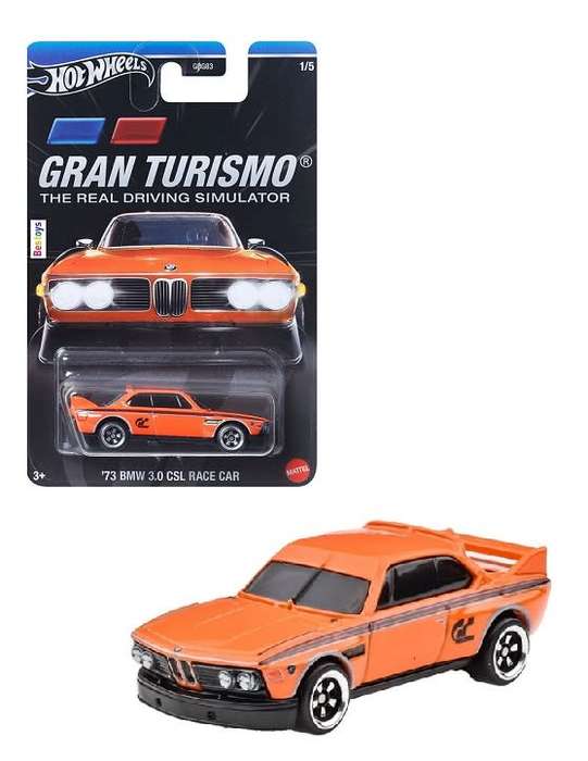 Hot Wheels Gran Turismo BMW 3.0 CSL Race Car 1973