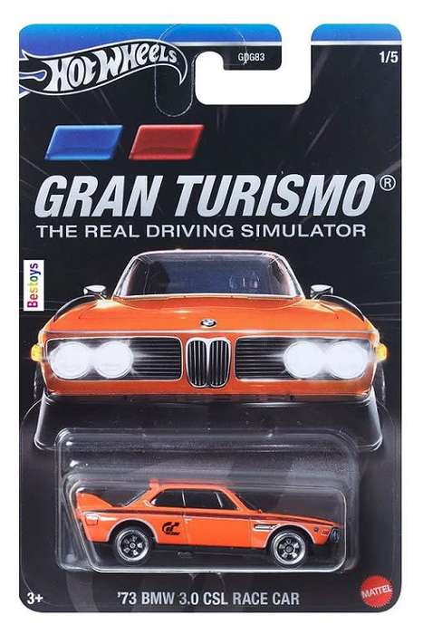 Hot Wheels Gran Turismo BMW 3.0 CSL Race Car 1973