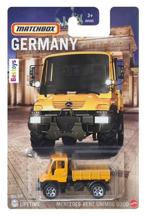 Matchbox Diecast Model Car Germany series Mercedes Benz Unimog U 300 U300