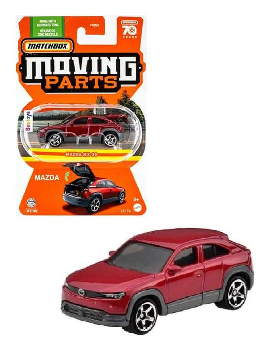 Matchbox Moving Parts 2023 Mazda MX 30 MX30 70th Anniversary