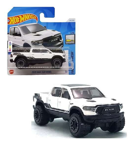 Hotwheels Hot Wheels Diecast Model Car 2024 24/250 Dodge RAM 1500 Rebel 2020 1/64 scale