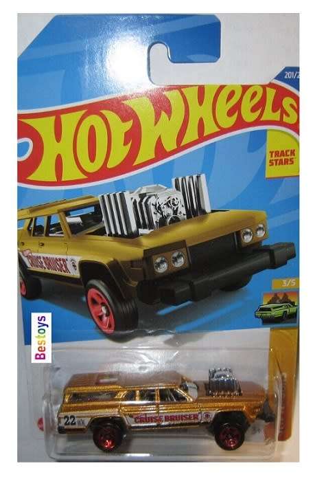 Hotwheels Hot Wheels Diecast Model Car 2022 201/250 Cruise Bruiser No 22 Wagons 1/64 scale