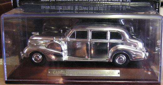 Chrome Diecast Model Car Collection Cadillac Fleetwood V8 V 8 Limousine 1/43 scale new