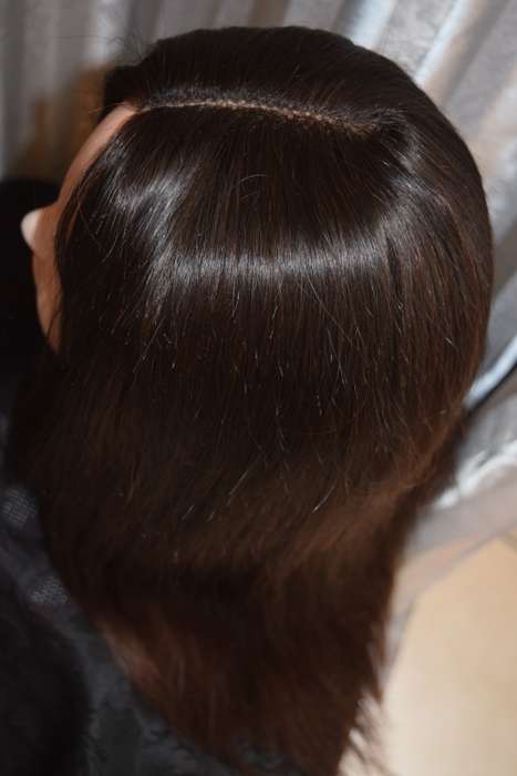 Brazilian OR Peruvian Straight lace frontal  wig/16inches/300g/9A