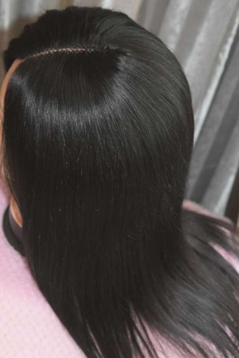 Brazilian OR Peruvian Straight lace frontal  wig/16inches/300g/9A