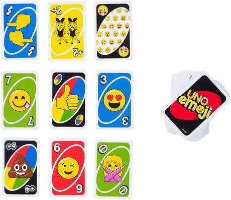 Uno emojie card game