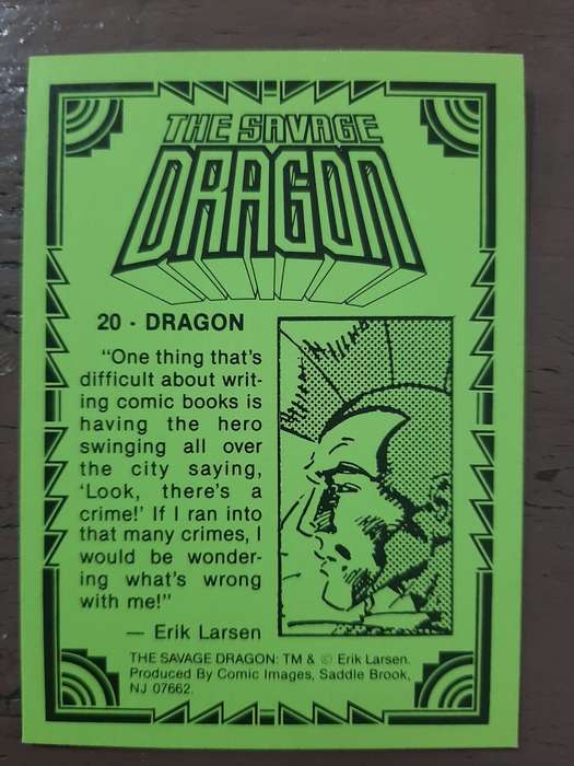The Savage Dragon #20, Dragon