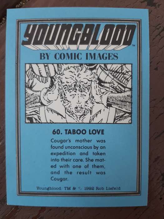 Comic Images Youngblood #60: Taboo love