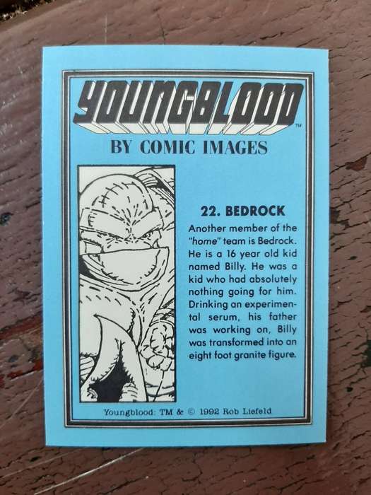 Comic Images Youngblood #22, Bedrock
