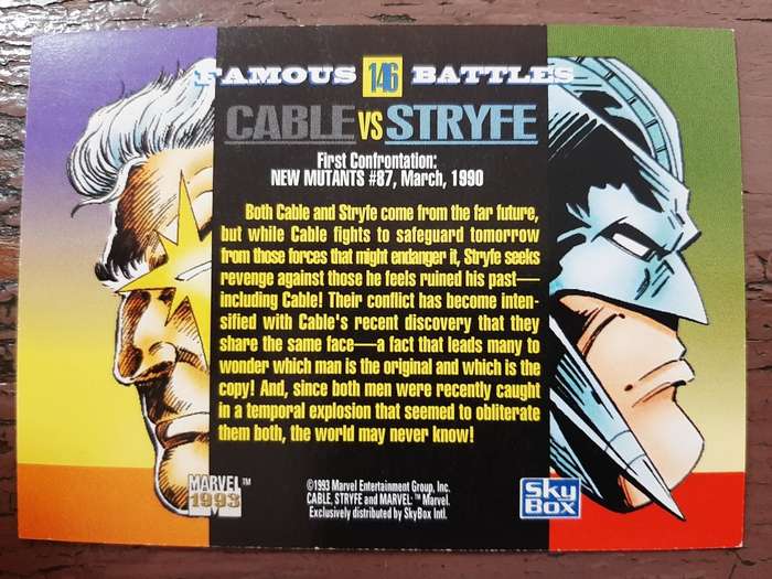 Marvel Famous Battles #146, Cable and Stryfe