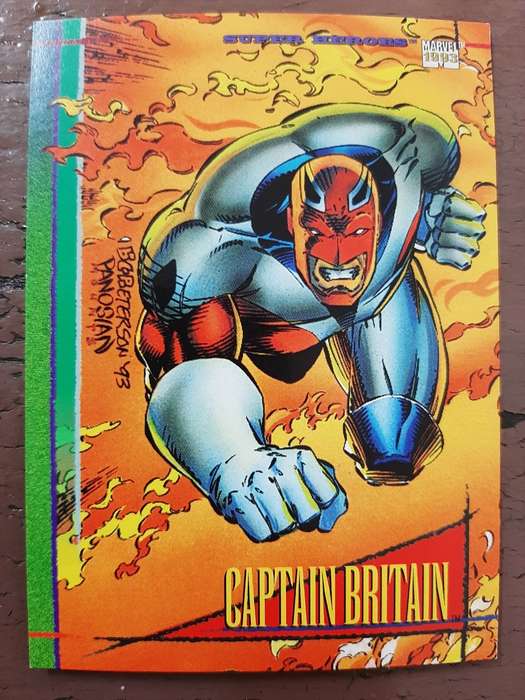 Marvel 1993 Super Heroes #40, Captain Britain