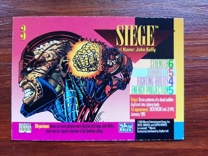 Marvel 1993 Rookes #3, Siege