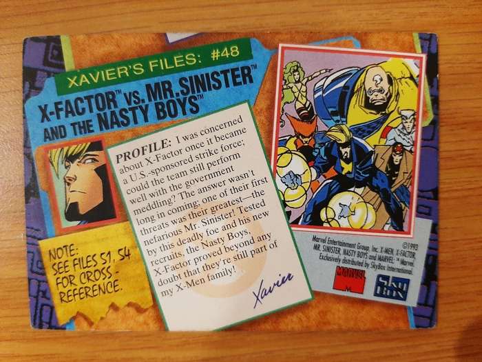 X-Men: Series 2 #48, X-Factor vs. Mr. Sinister and the Nasty Boys