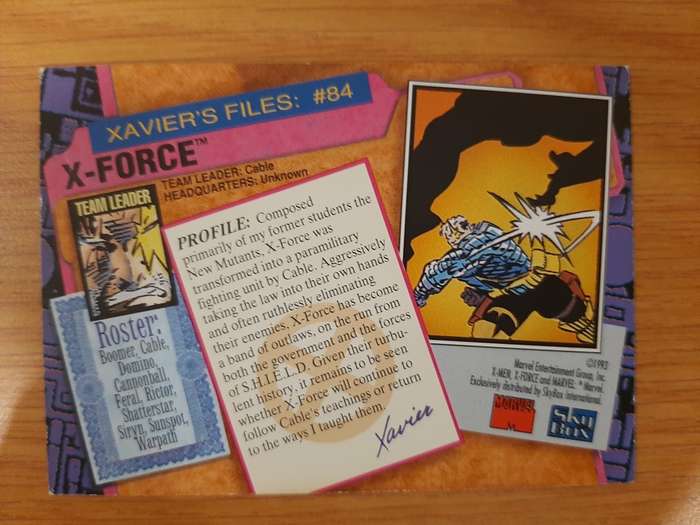 X-Men: Series 2 #84, X-Force