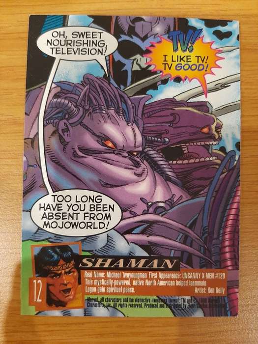 Fleer-Ultra X-Men Department H #12, Shaman