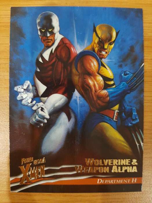 Fleer-Ultra X-Men Department H #18, Wolverine and Weapon Alpha
