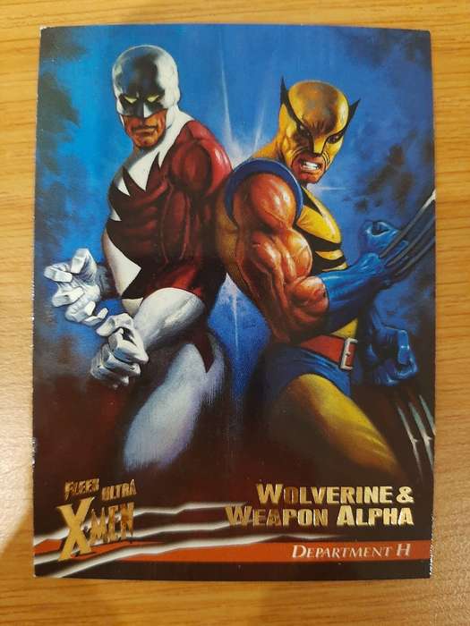 Fleer-Ultra X-Men Department H #18, Wolverine and Weapon Alpha