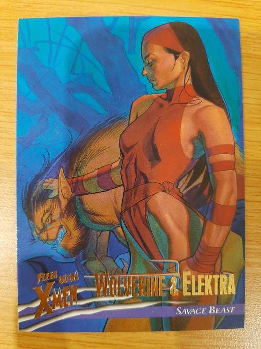 Fleer-Ultra X-Men Savage Beast #99, Wolverine and Elektra