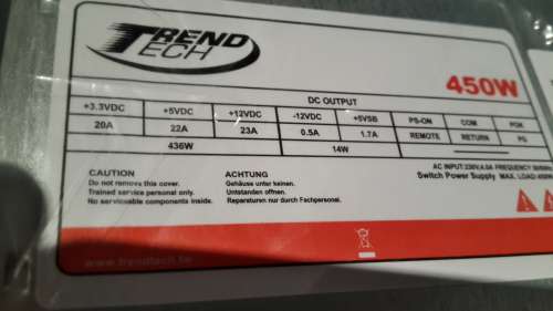 450W Trend Tech Digital Power Supply