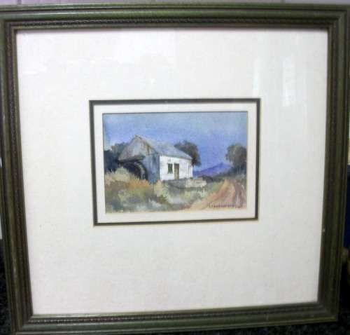 Pretorius - Beautiful Water Colour Painting, Signed, Dated, Framed - 41x39cm