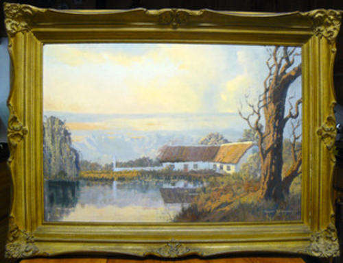 Robert W Henson (SA 1940)- Original Oil on Board, Signed, Dated, ORNATELY Framed - CrAzY R1 N/R!!!