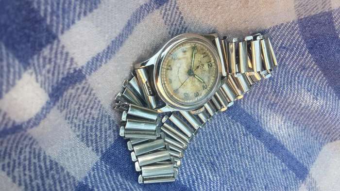 AWESOME VINTAGE MIDO MULTIFORT BUMPER AUTOMATIC WATCH
