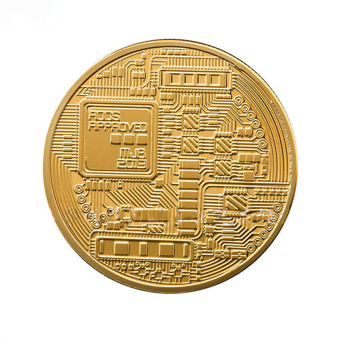 24K Gold Plated BITCOIN in Protective Case LAST ONE!