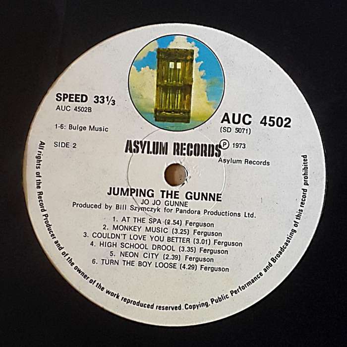 JO JO GUNNE - JUMPIN` THE GUNNE(censored image version) Vinyl, LP, Album Country: SA Released: 1973