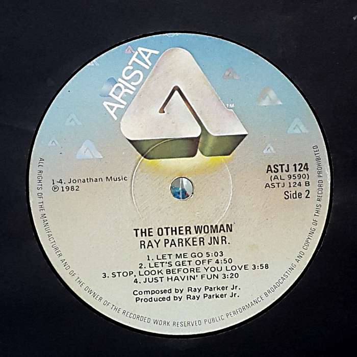 RAY PARKER Jr. - THE OTHER WOMAN Vinyl, LP, Album Country: South Africa Released: 1982
