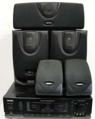 Philips Audio Video Surround Receiver PLUS 5 x Speakers